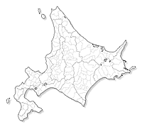 北海道の地図